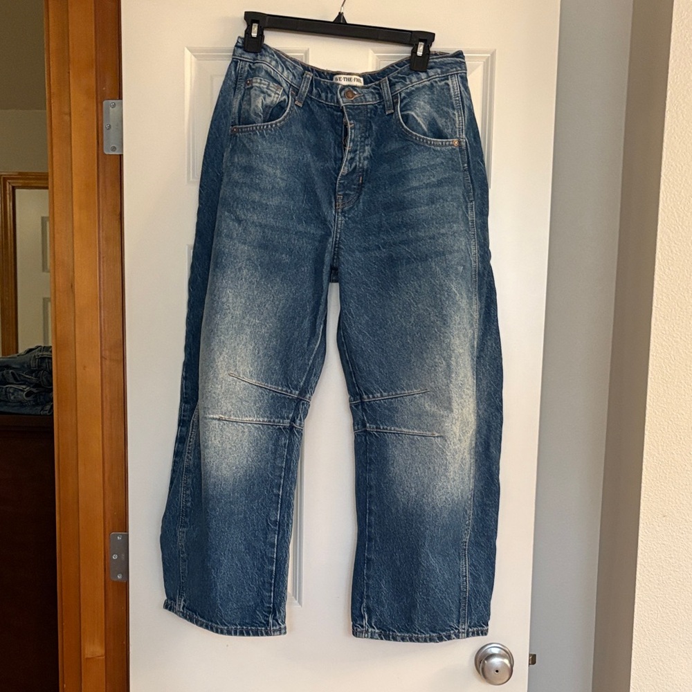 We The Free Relaxed Fit Blue Jeans